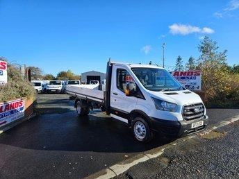 2021 ON 21 PLATE FORD TRANSIT 350 LEADER TDCI 130BHP L4HI DROPSIDE PICKUP ULEZ 
