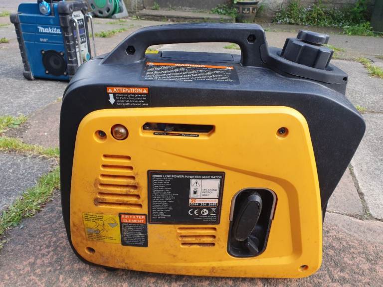 Small Portable Petrol Generator, ideal for camping.