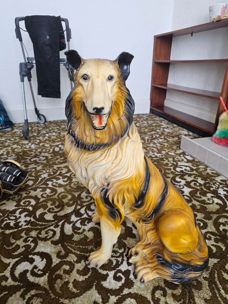  ceramic collie dog