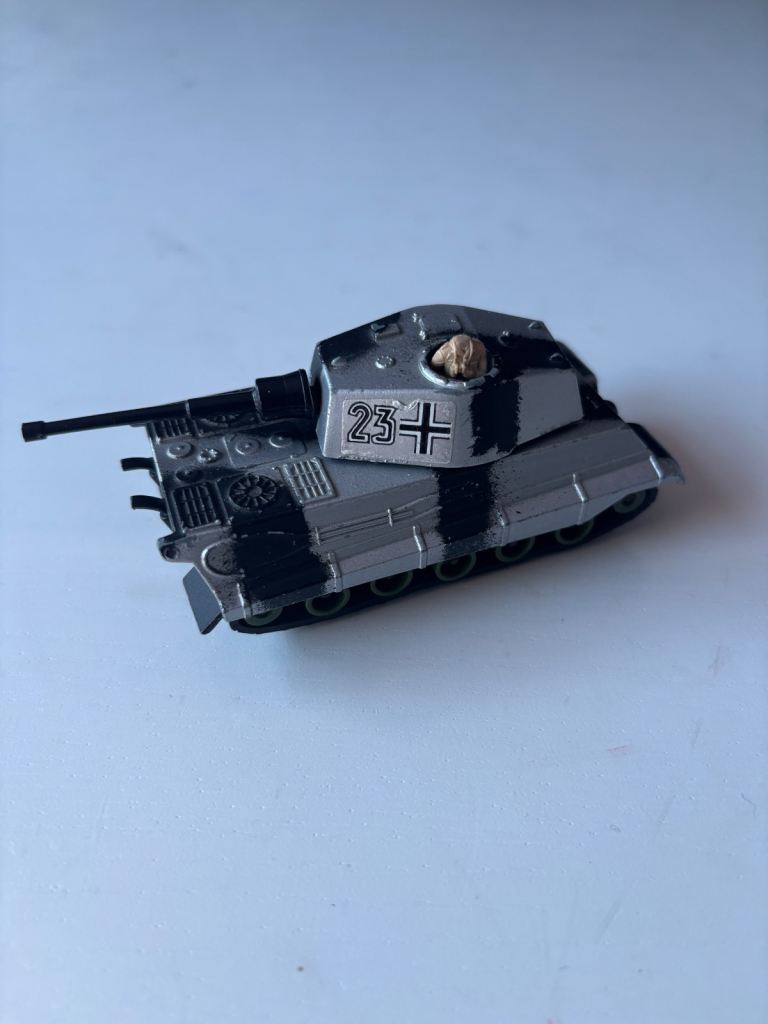 Matchbox Battle Kings Diecast Tank K104 German King Tiger 1974 Lesney Unboxed