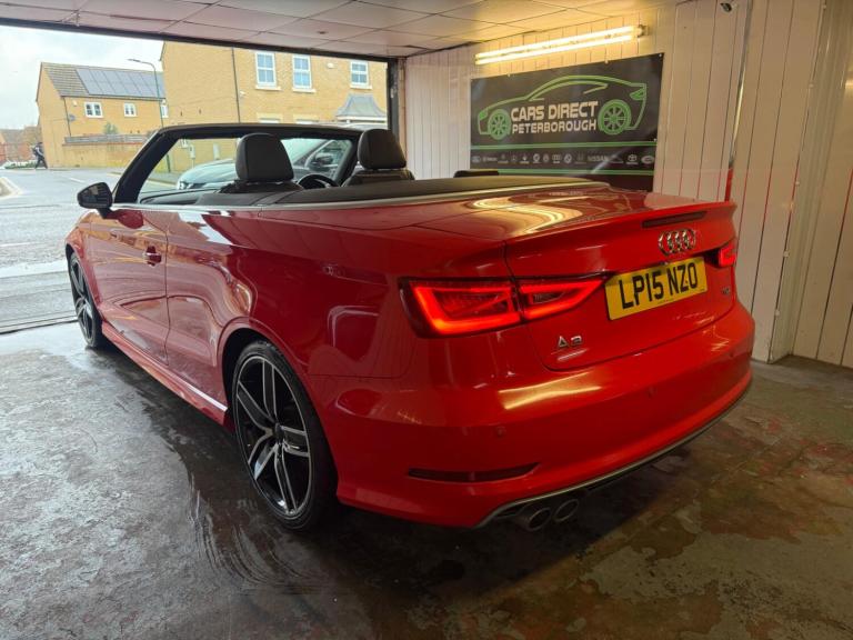 2015 Audi A3 Cabriolet 2.0 TDI S line S Tronic Euro 6 (s/s) 2dr CONVERTIBLE Diesel Automatic