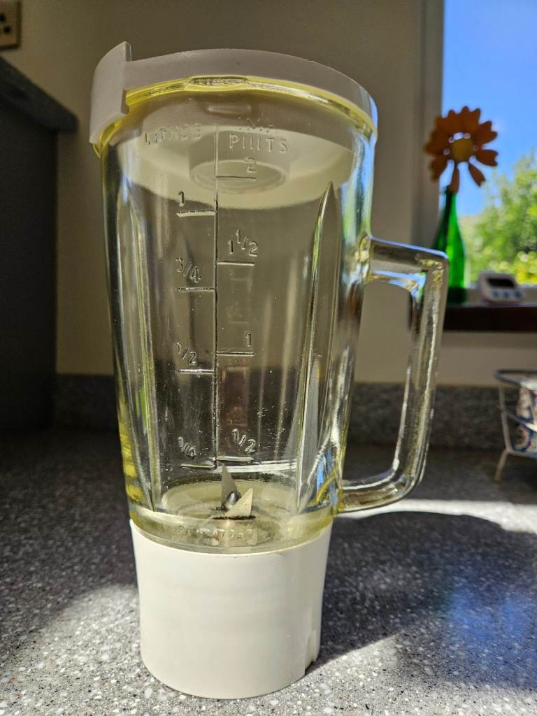 Kenwood Chef glass liquidiser blender jug attachment