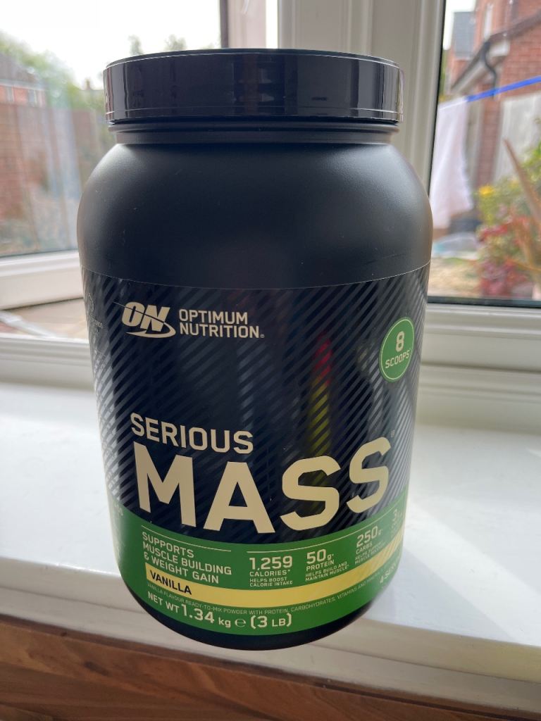 Optimum nutrition, serious mass vanilla shake