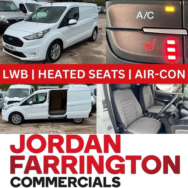 2024 FORD TRANSIT CONNECT 250 LIMITED 1.5 L2 H1 VAN WITH AIR-CON & HEATED SEATS