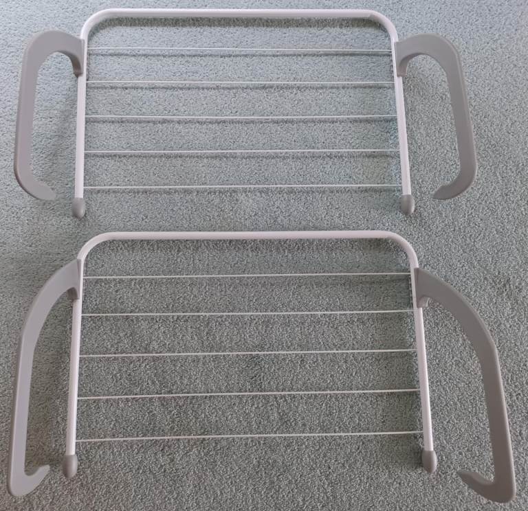 2 x Foldable Radiator Airers