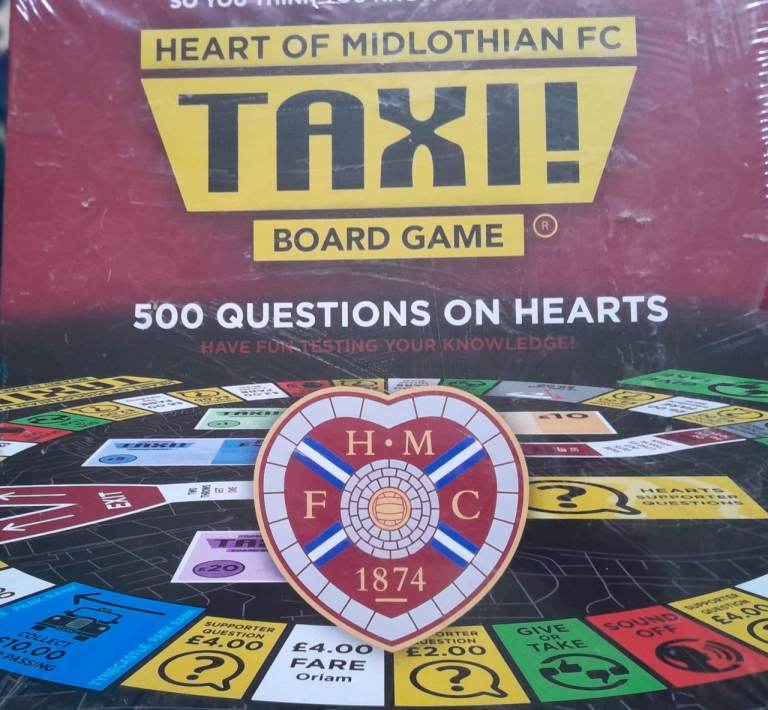 Heart of Midlothian Taxi board game