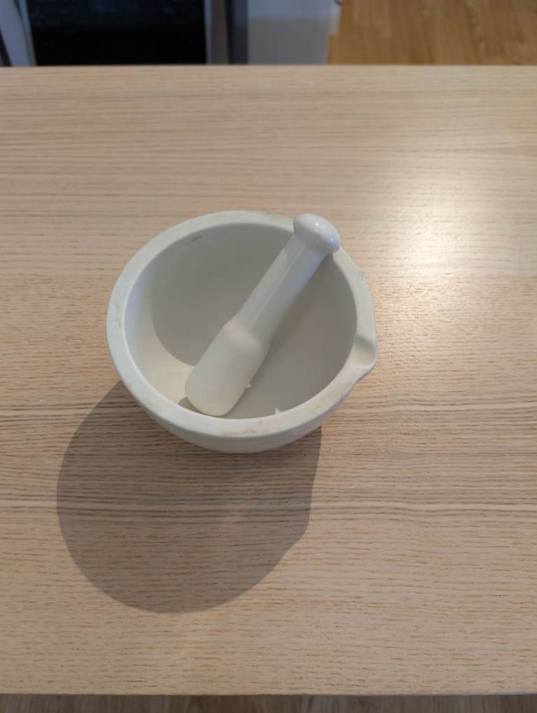 Ceramic Mortar and Pestle