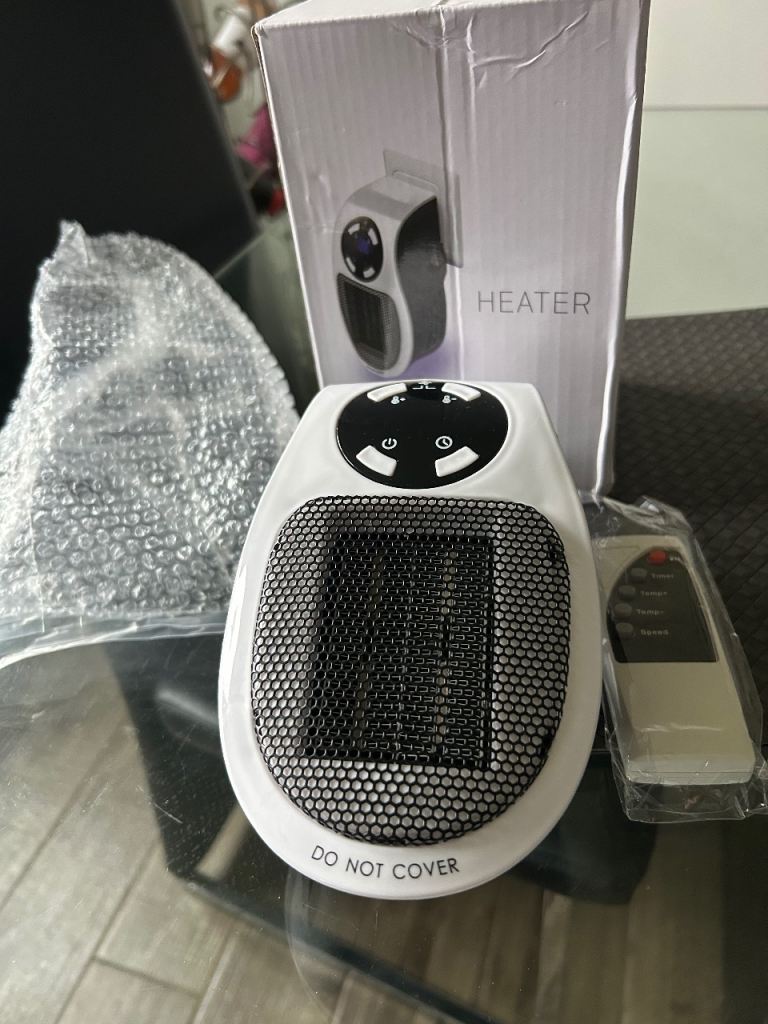 Portable Plug-in Electric Heater with Remote – As Good As New | in ...