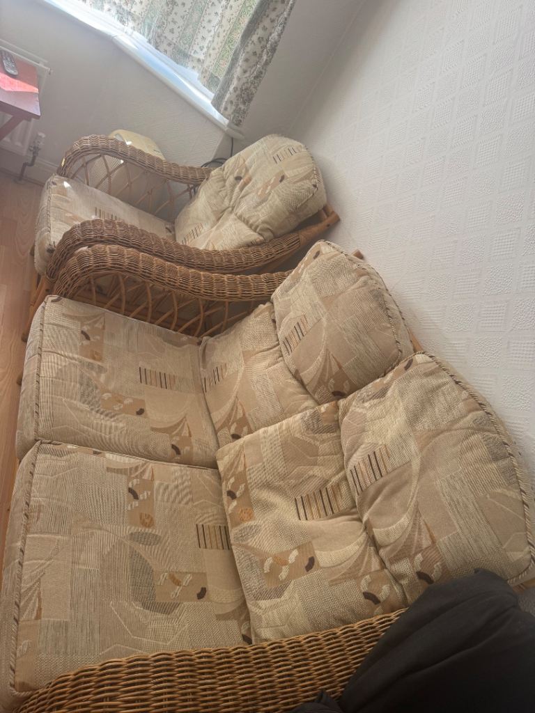 Wooden sofa