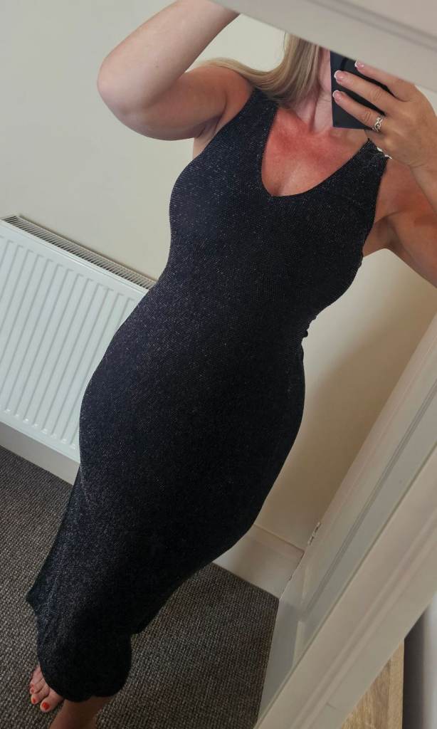 River Island dress, non iron, great for holidays, cruise, xmas, size 12.  