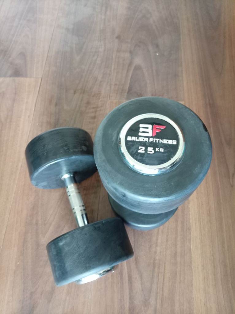 Bauer Fitness 25kg Dumbbell – Good Condition