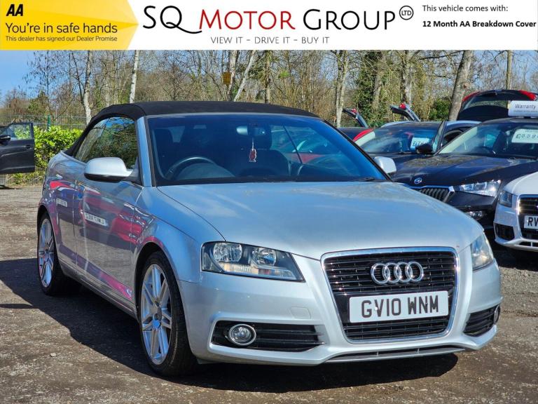 2010 Audi A3 Cabriolet 1.2 TFSI S line Euro 5 (s/s) 2dr CONVERTIBLE Petrol Manual