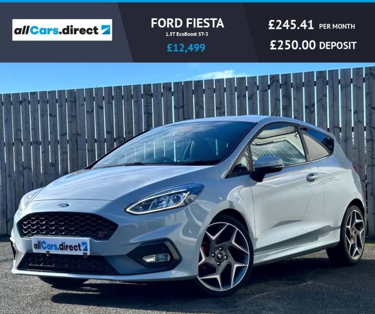 2019 Ford Fiesta 1.5 EcoBoost ST-3 3dr HATCHBACK PETROL Manual