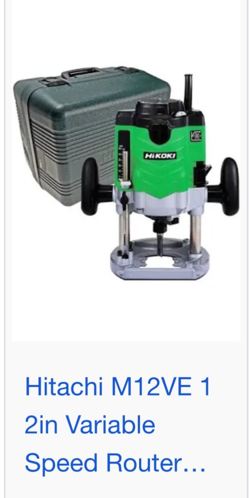 M12ve  Hitachi Router 110v