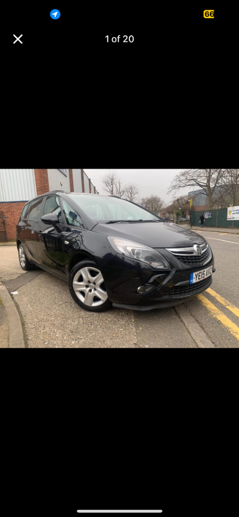 Vauxhall zafira tourer 