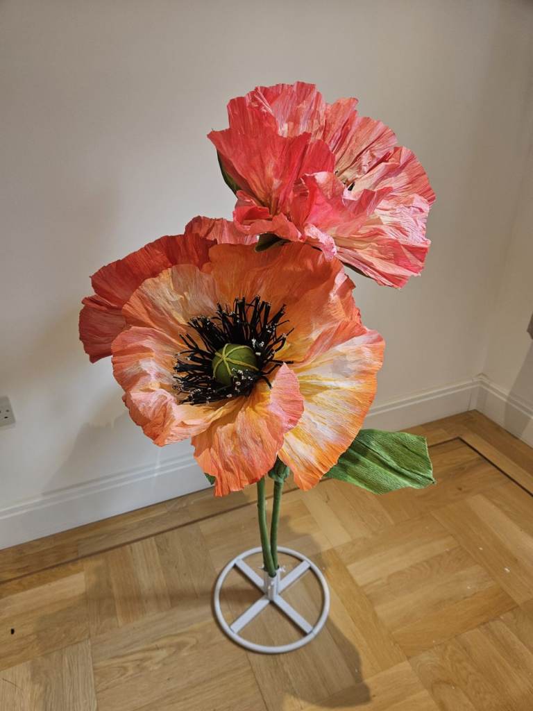 Luxury Handmade Poppy Decoration for Wedding / Event