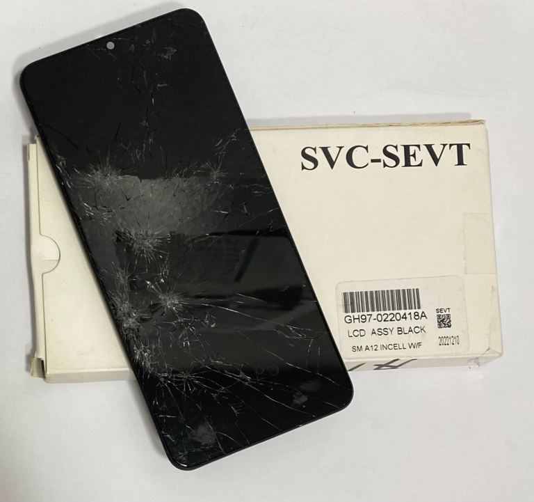 Samsung Galaxy A12 LCD With Frame - Touch is Fully Working