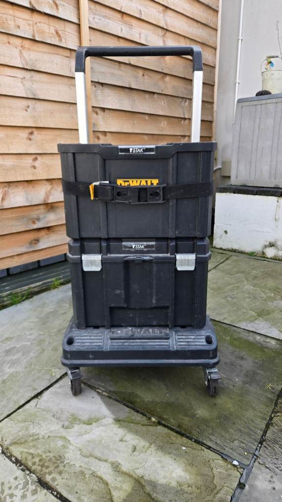 Dewalt tstak Trolley and Boxes