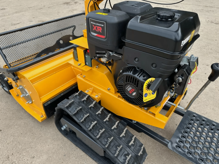 RAPTOR X Petrol Pedestrian Track Flail mower, stand on, tractor, Key ...