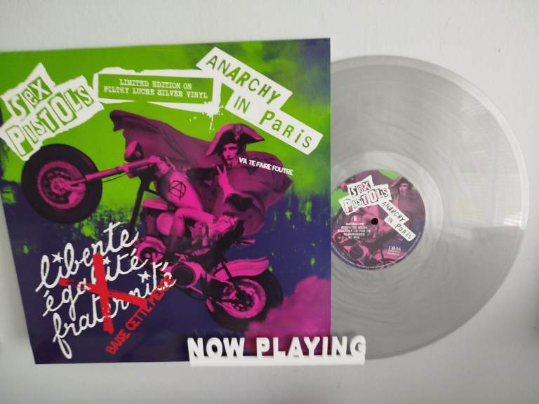 Sex pistols Anarchy in paris Ltd  ed LP silver vinyl  2018 new and sealed
