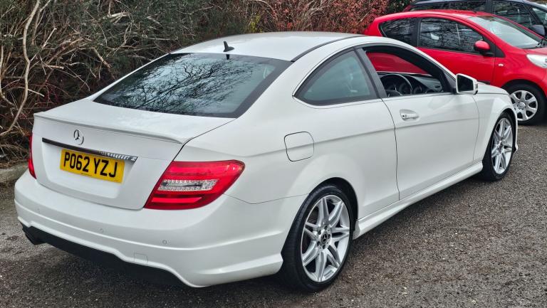 2012 Mercedes-Benz C Class C180 [1.6] BlueEFFICIENCY AMG Sport Plus 2dr COUPE Petrol Manual