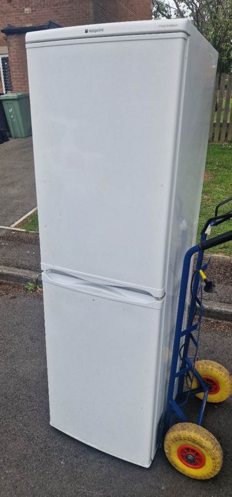 White fridge freezer _ free delivery