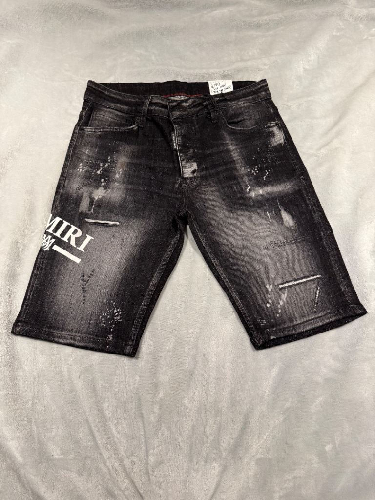 AMIRI Black Denim Shorts – New with Tags