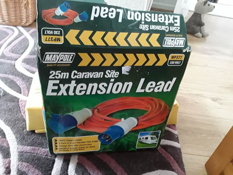 25mt caravan extension lead
