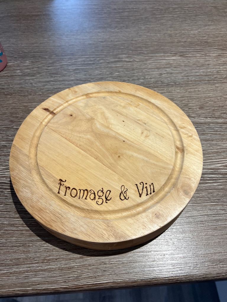 Fromage & vin cheese board set