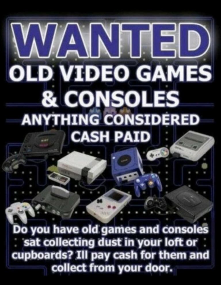 Looking for unwanted consoles/games