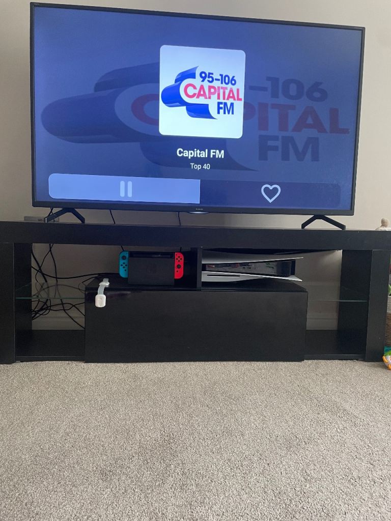 Black TV Stand