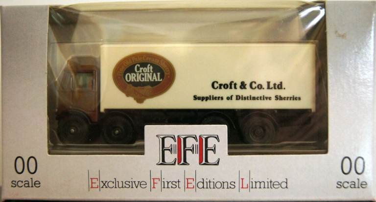 Exclusive First Editions Limited EFE E11001 AEC Mammoth 8 Wheeler 'Croft Original' Lorry Van