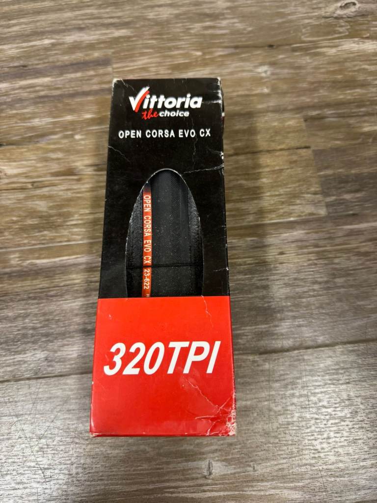 Vittoria Open Corsa Evo CX 320TPI Bike Tyres – New