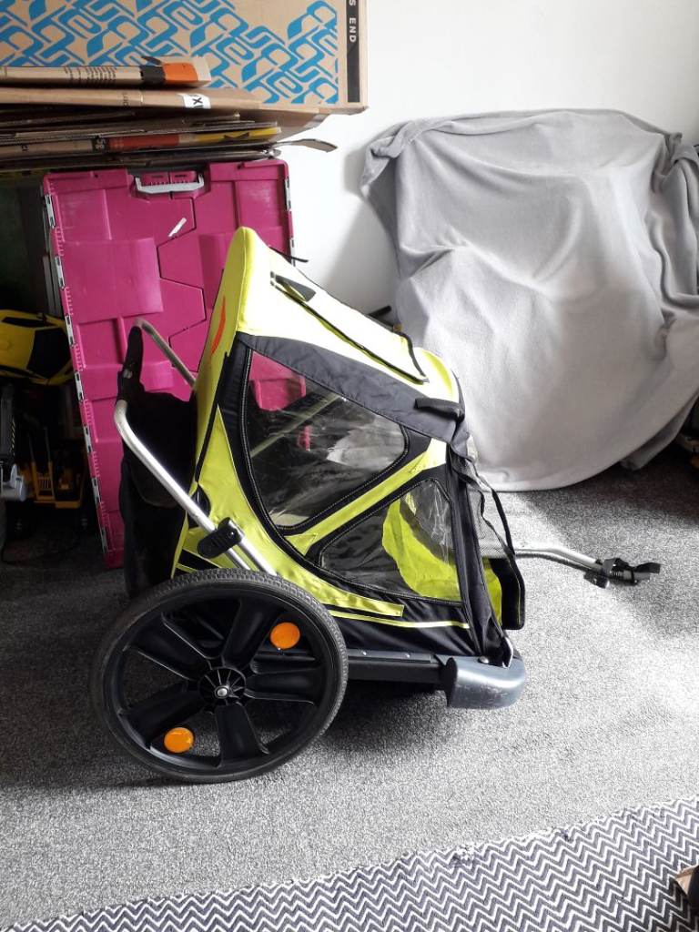 Pet carrier trailer for bike 