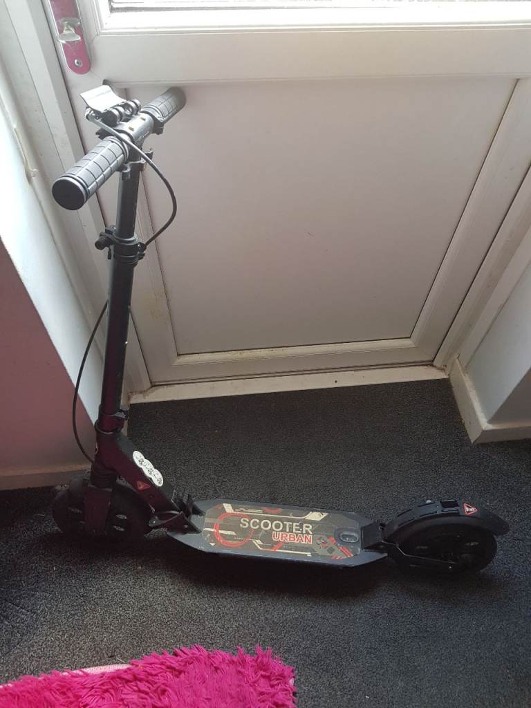 Kids Scooter - Good Condition, Black