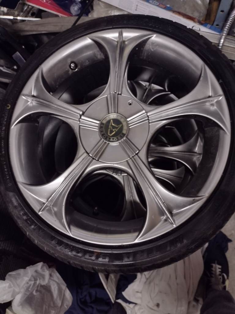 Wolfrace matrix rims 17 inch 