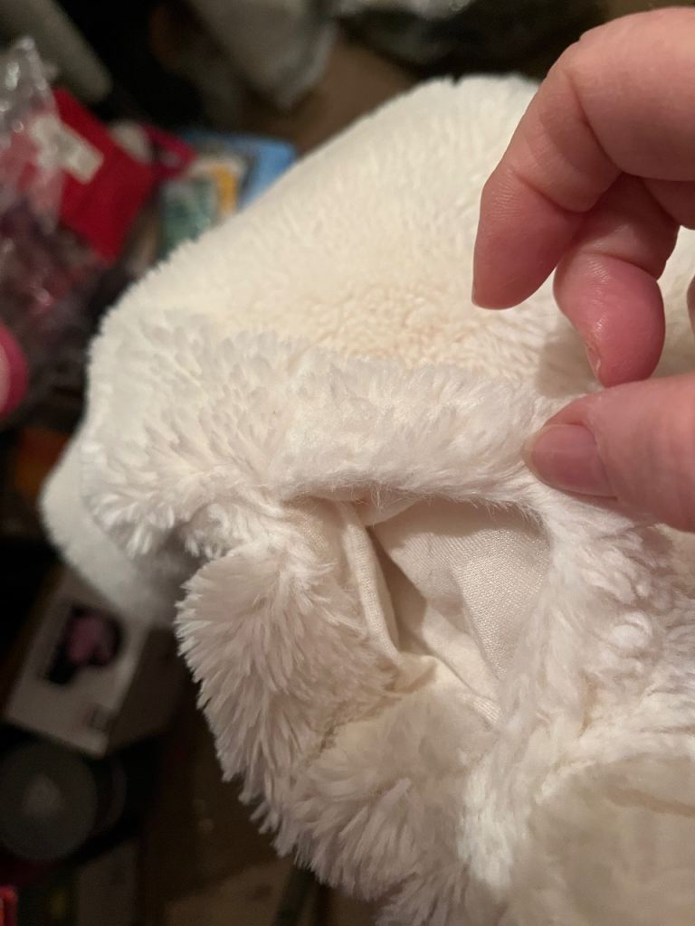 F&F Girls Faux Fur Hoody (4-5yrs)