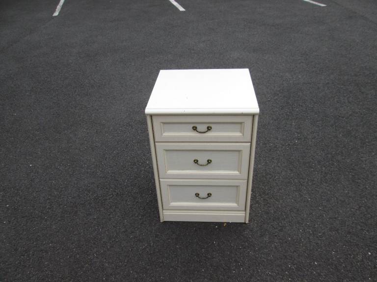 LARGE 3-DRAWER BEDSIDE CABINET at HAVEN TRUST CHARITY SHOP