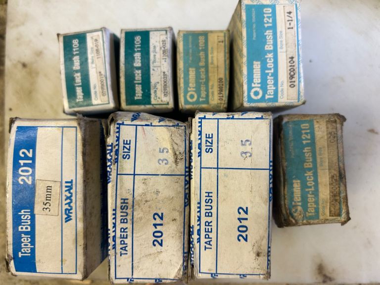 Selection of taper bushes + pulleys
