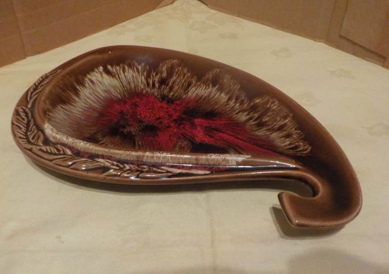 1960's Volcano Style Glaze Dish - HLF London