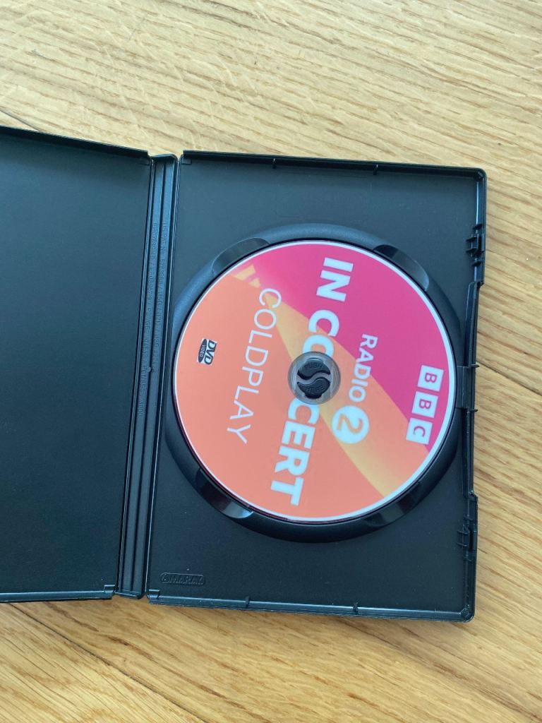 Coldplay bbc radio 2 in concert dvd