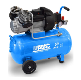 ABAC V36/50 (3HP/2.2Kw, 12.5 CFM, 10 Bar, 50L Tank, Single Phase)