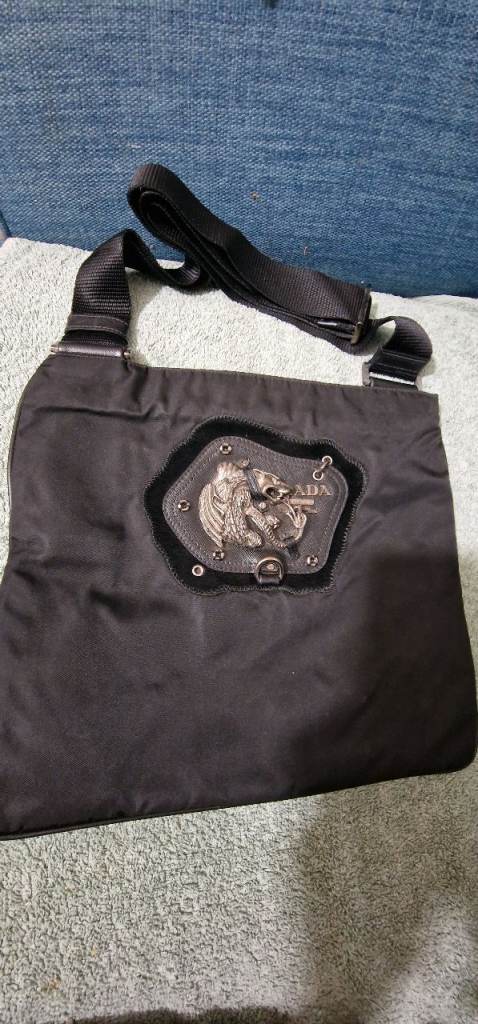 Prada Tessuto Cross Body -  Nylon - Black - Ultra-Rare - Chimera Emblem - 2010 
