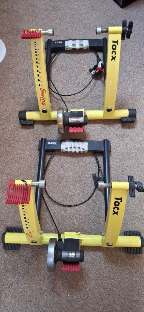 2x Tacx Cycleforce "Swing" Turbo Trainers 