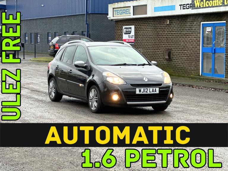 2012 Renault Clio 1.6 VVT GT Line TomTom 5dr Auto ESTATE Petrol Automatic
