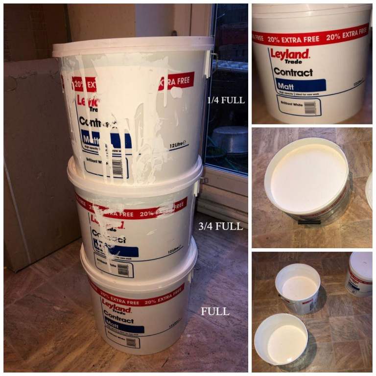 Leyland Trade Contract MATT Paint x 3  