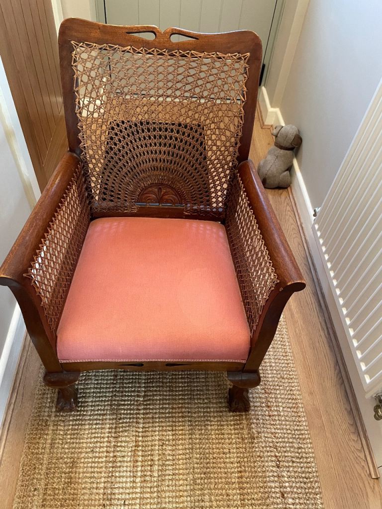 Antique rattan chair