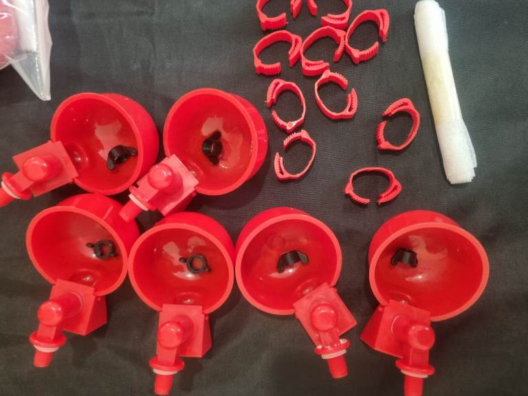 Poultry Chicken Bucket Drinkers x18 inc drill bit