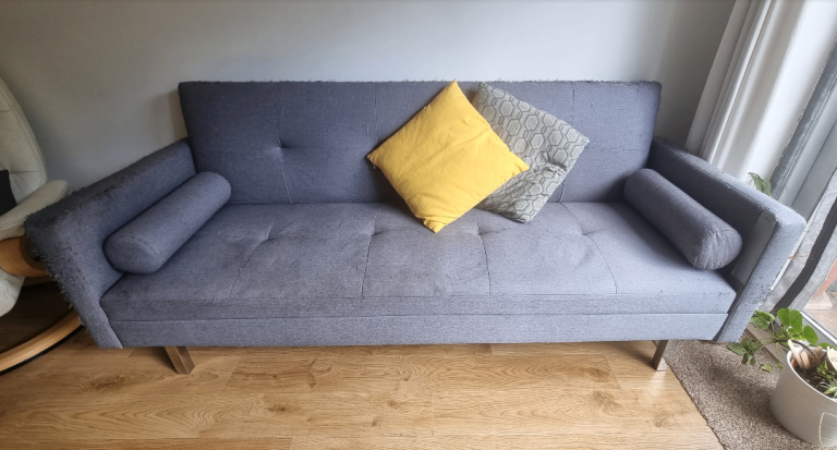 Sofa - Grey Fabric 