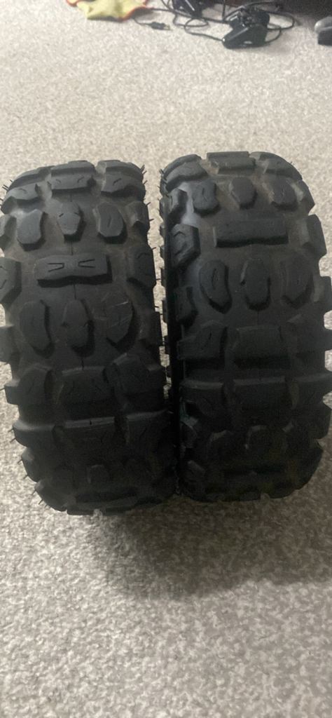 Pair of 90/65-6.5 Off-Road Tyres for Electric Scooter/Mini Moto